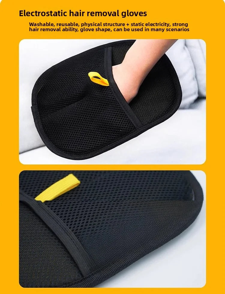 Gants électrostatiques modernes, outil pour éliminer les poils d'animaux pour chats, chiens et compagnie